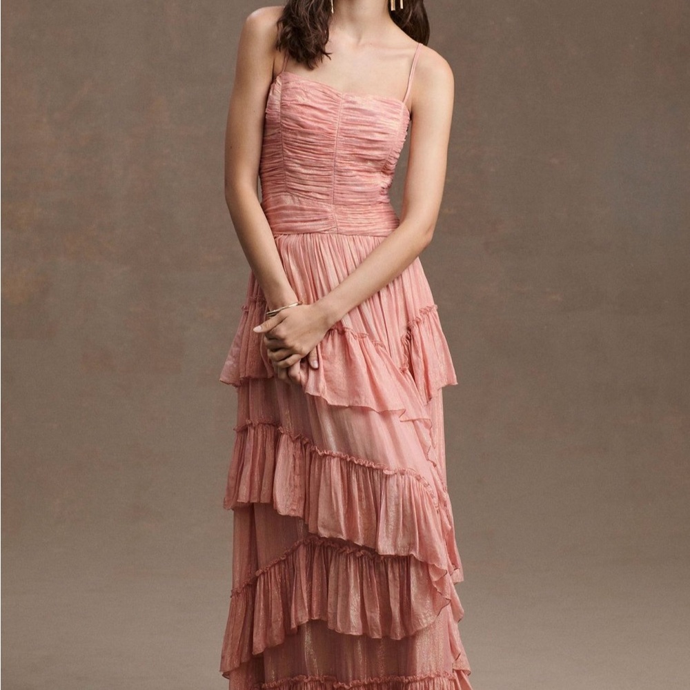 Light Pink Strapless Gown